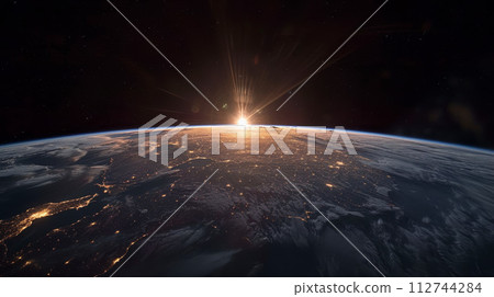 從太空拍攝的地球 112744284