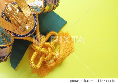 Children's Day May doll background with armor and helmet 112744410