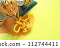 Children's Day May doll background with armor and helmet 112744411