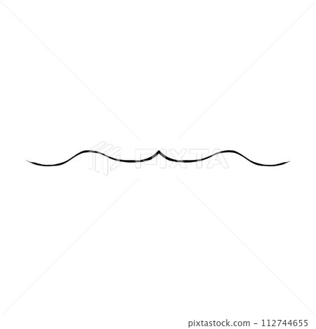 Hand drawn divider icon vector illustration design element of swish, swash, swoosh underline swirl squiggle stroke line Hand drawn divider icon vector illustration design element of swish, swash, swoosh underline swirl squiggle stroke line 112744655