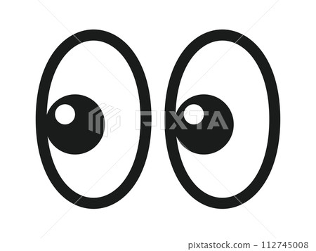Icon set representing eyes, seeing, observing, etc. 112745008