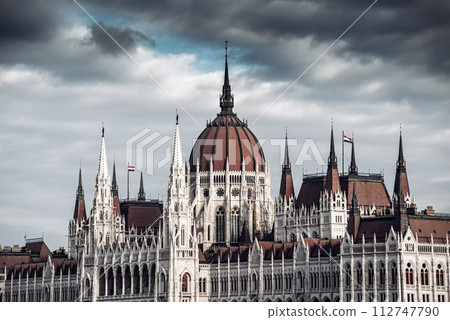 The building of the Parliament in Budapest, Hungary 112747790