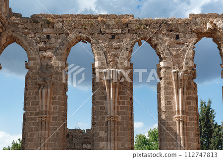 Close-up of Church of Saint George of the Latins. Famagusta, Cyprus Close-up of Church of Saint George of the Latins. Famagusta, Cyprus 112747813