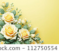 Father's Day Yellow Rose Copy Space 112750554