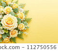 Father's Day Yellow Rose Copy Space 112750556
