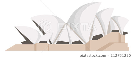 Sydney opera icon. Famous landmark. World travel Sydney opera icon. Famous landmark. World travel 112751250