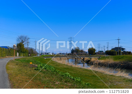 Scenery along the Nakagawa Cycling Road, Saitama Prefecture, March 2024 112751820