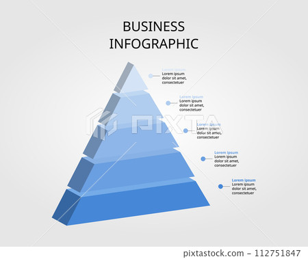 pyramid chart template for infographic for presentation for 5 element pyramid chart template for infographic for presentation for 5 element 112751847