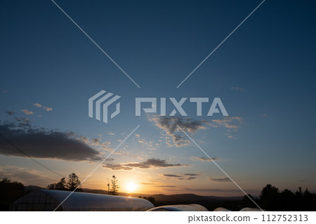 Beautiful spring dusk Beautiful spring dusk 112752313