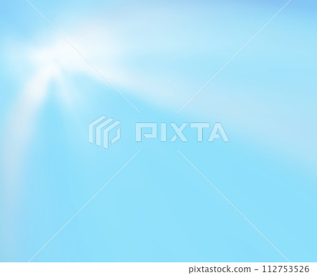 亮藍色（淺藍色）紋理，白色閃光從斜上方閃耀 112753526