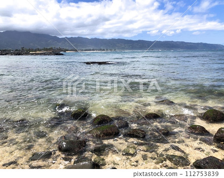 《夏威夷》哈雷瓦海灘風光 112753839