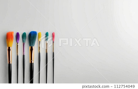 AI-generated content. Spectrum of Brushes AI-generated content. Spectrum of Brushes 112754049