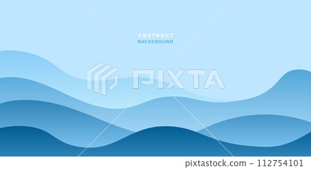 Water wave banner. Abstract background. World Water Day. Vector illustration Water wave banner. Abstract background. World Water Day. Vector illustration 112754101
