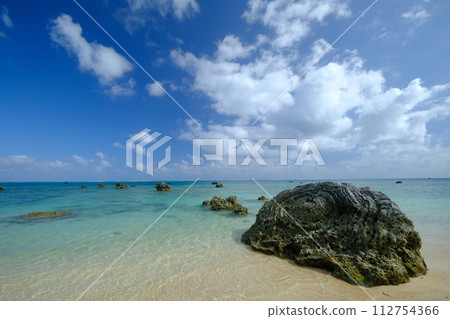 Heart Rock on Ibaruma Coast, Ishigaki Island Heart Rock on Ibaruma Coast, Ishigaki Island 112754366