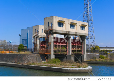 Around the Denmu River drainage pumping station, Adachi-ku, Tokyo March 2024 Around the Denmu River drainage pumping station, Adachi-ku, Tokyo March 2024 112754457