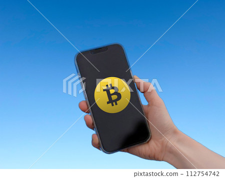 Smartphone and Bitcoin 112754742