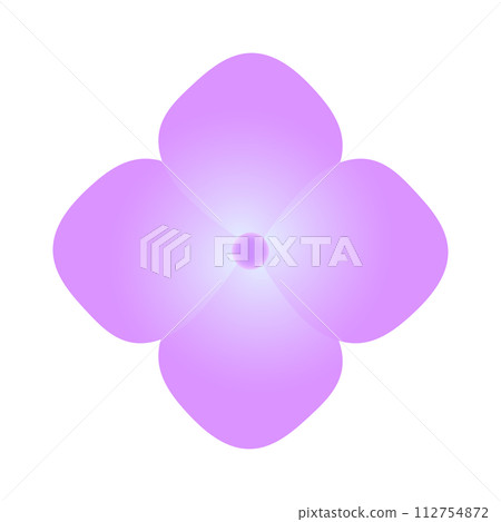 簡單的紫色繡球花 簡單的紫色繡球花 112754872