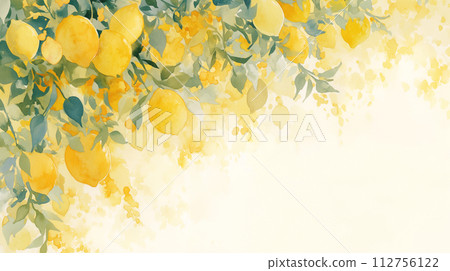 lemon background frame lemon background frame 112756122