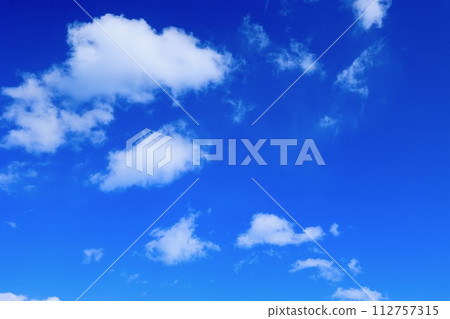 三月初，茨城縣，藍天白雲飄浮 112757315