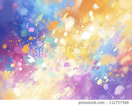 Dynamic and colorful watercolor texture AI image Dynamic and colorful watercolor texture AI image 112757366