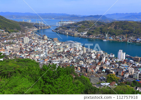 [廣島縣]從善光寺看到的大道市容 112757918