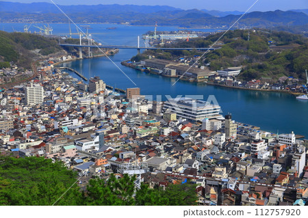 [廣島縣]從善光寺看到的大道市容 112757920