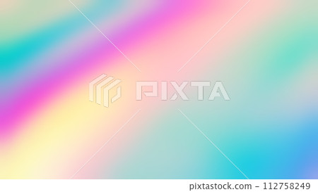 pastel rainbow abstract background with Gradient 112758249