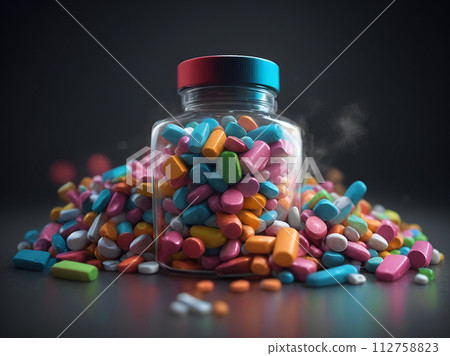 Drug image “AI generated image” 112758823