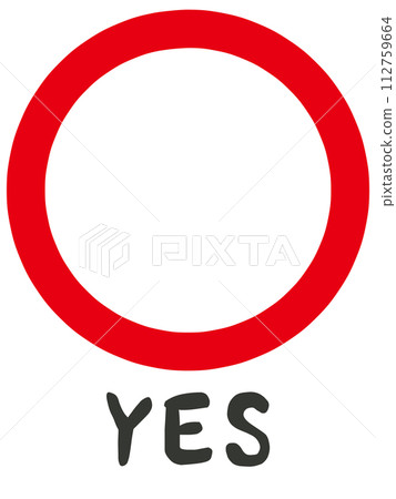 yes no mark 112759664