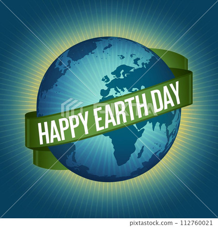 Earth day vector design. "Happy Earth Day, 22 April" vector, illustration, background Earth day vector design. "Happy Earth Day, 22 April" vector, illustration, background 112760021