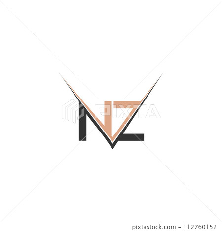 ZN or NX logo and icon design 112760152