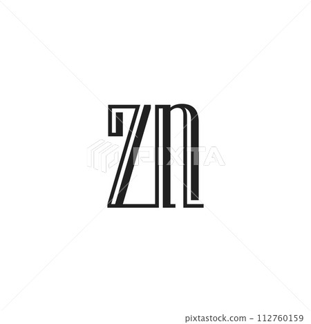ZN or NX logo and icon design ZN or NX logo and icon design 112760159
