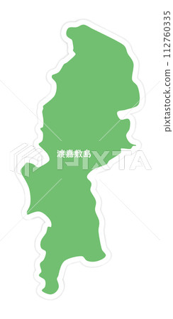 Shape of Tokashiki Island (Okinawa Prefecture) Shape of Tokashiki Island (Okinawa Prefecture) 112760335