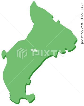 Shape of Tobishima (Yamagata Prefecture) Shape of Tobishima (Yamagata Prefecture) 112760339