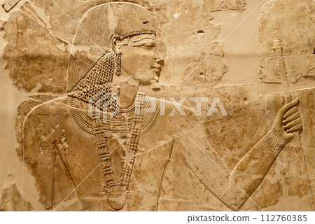 Ancient Egypt relief 3 112760385