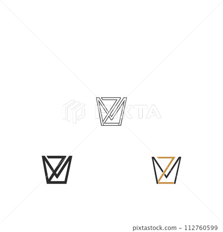 ZM or MZ logo and icon design ZM or MZ logo and icon design 112760599