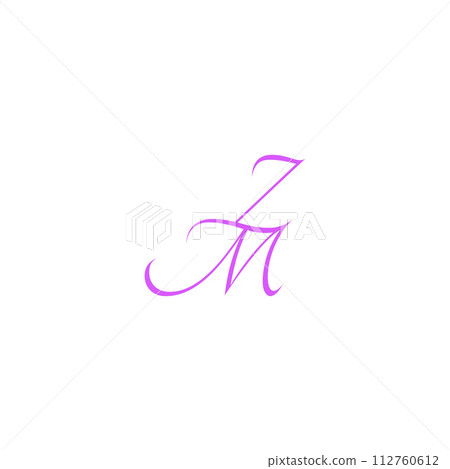 ZM or MZ logo and icon design ZM or MZ logo and icon design 112760612