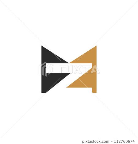 ZM or MZ logo and icon design ZM or MZ logo and icon design 112760674