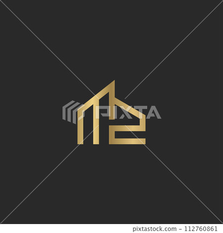 ZM or MZ logo and icon design ZM or MZ logo and icon design 112760861