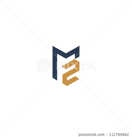 ZM or MZ logo and icon design ZM or MZ logo and icon design 112760862