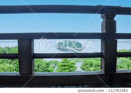 從蒲郡經典酒店(原蒲郡王子大飯店)的房間看到的竹島 從蒲郡經典酒店(原蒲郡王子大飯店)的房間看到的竹島 112761463