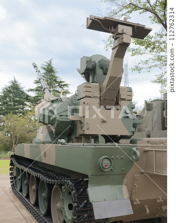 Ground Self-Defense Force Type 87 self-propelled anti-aircraft gun prototype vehicle 112762314
