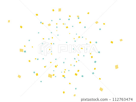 blue yellow confetti blue yellow confetti 112763474
