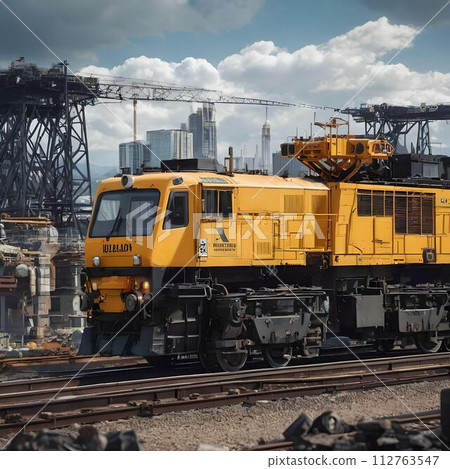 construction locomotive 112763547