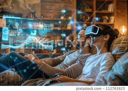 近未來 VR 空間中的生活 AI 影像 112763825