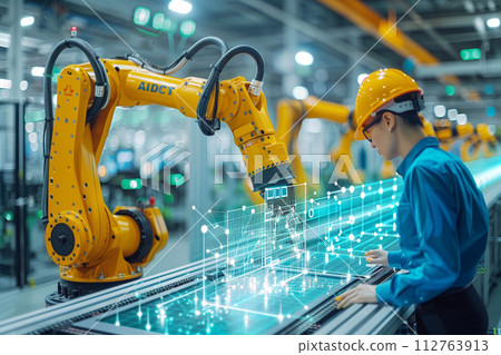 Image of the future dominated by artificial intelligence AI image 112763913