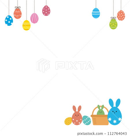 復活節彩蛋框架材質D 復活節彩蛋框架材質D 112764043