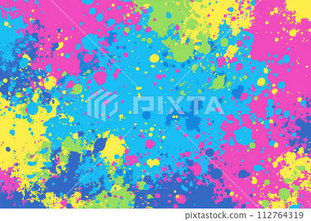 Abstract background illustration with colorful ink splash 112764319