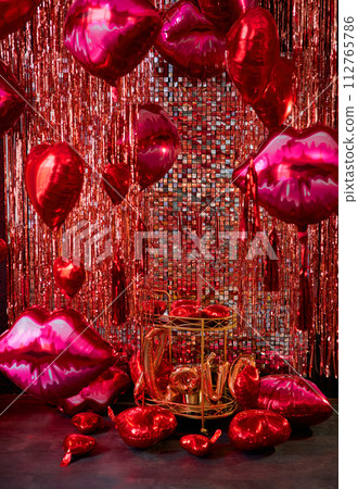 Room decoration for Valentines Day or Dating Room decoration for Valentines Day or Dating 112765786