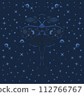 butterfly with wings 112766767